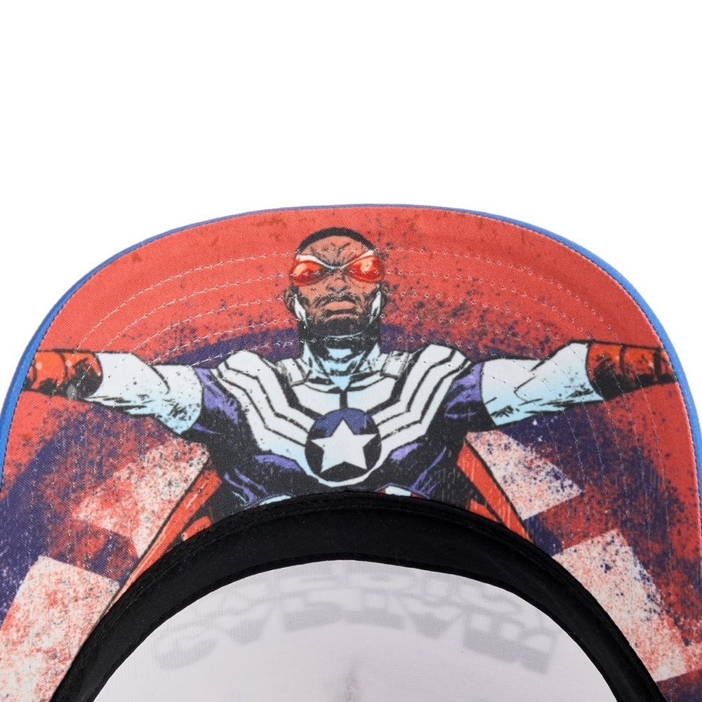 Licensed Captain America Adjustable Snapback Hat … - image 6